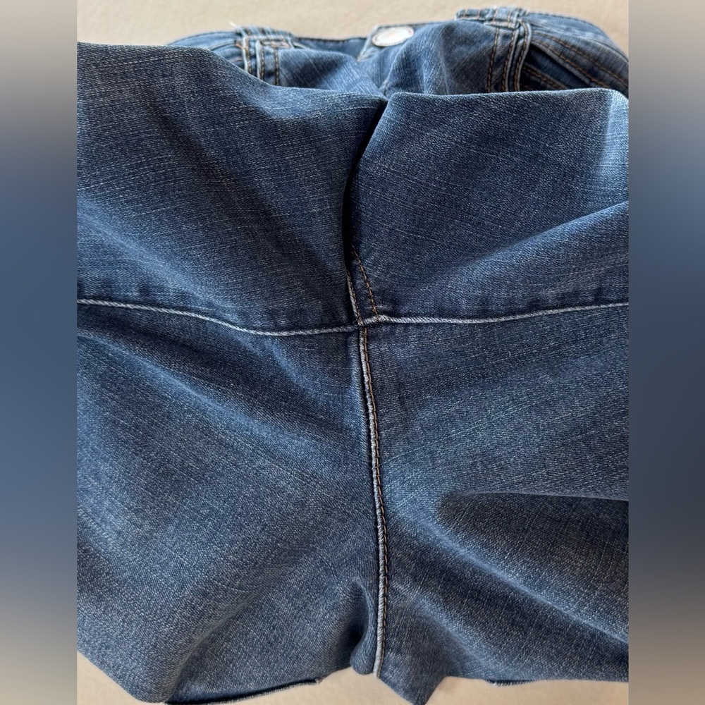 Democracy Tummy Control Distressed Frayed Ankle Skimmer (4) - Picture 13 of 15